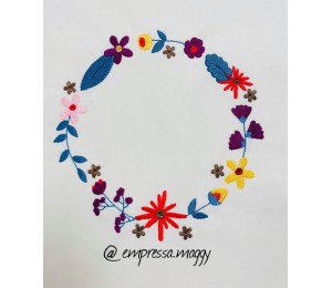 Stickdatei - Blumenkranz